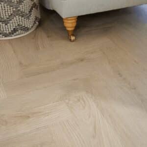 select oak herringbone room shot